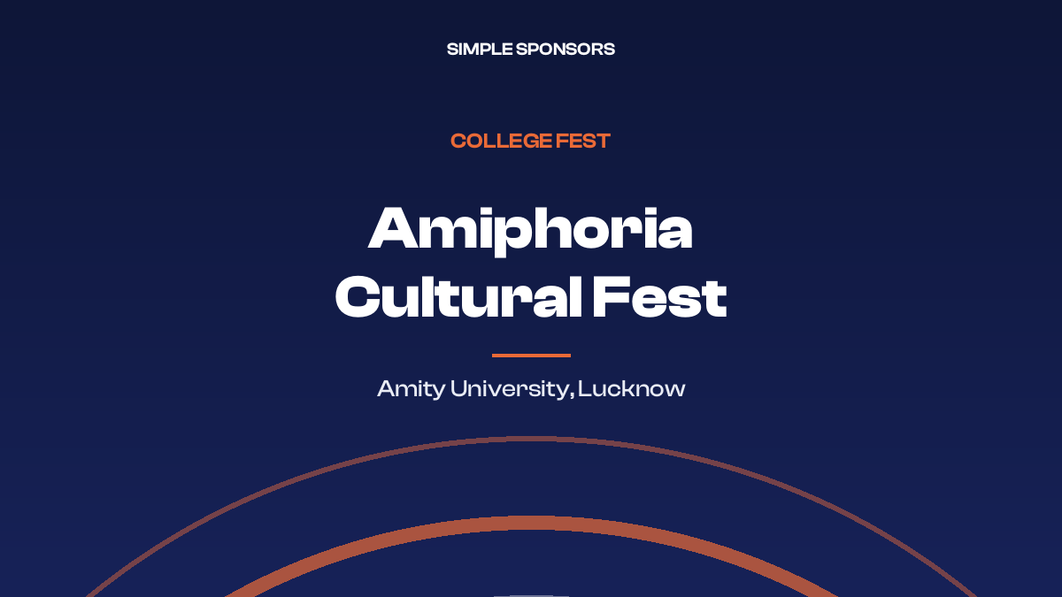 Amiphoria Cultural Fest, Amity University Lucknow